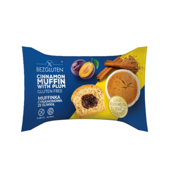Cinnamon Muffin with Plum Filling Bezgluten gluten-free